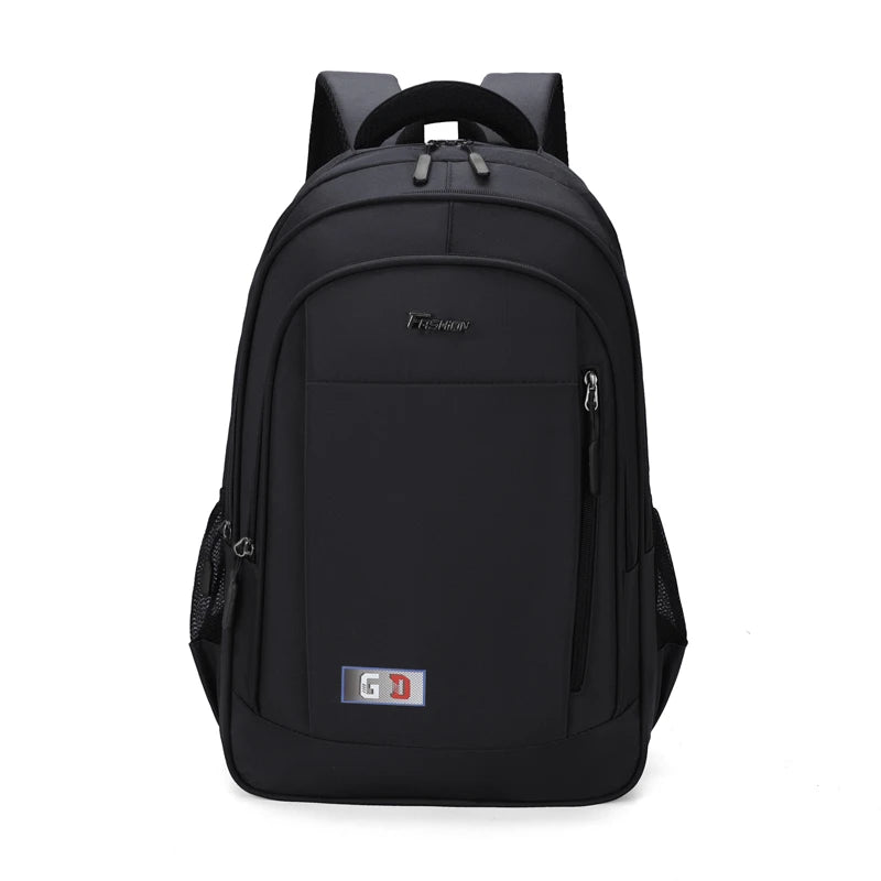 Men's Laptop Backpack 15.6-Inch Multi-Pocket Business Travel Bag Gray