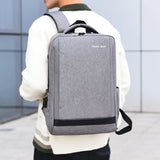 Men's Business Notebook Backpack USB Charging Waterproof Bag