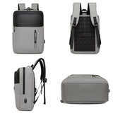Men's Business Notebook Backpack USB Charging Waterproof 15.6 Inches