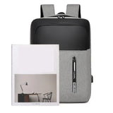 Men's Business Notebook Backpack USB Charging Waterproof 15.6 Inches