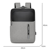 Men's Business Notebook Backpack USB Charging Waterproof 15.6 Inches