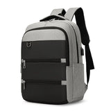 Waterproof Business Laptop Backpack 15.6 Inch USB Charging Bag