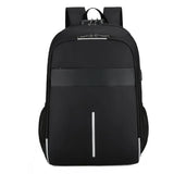 Men's Waterproof Oxford Urban Backpack Laptop 13.3 Inch USB Charging Gray Rucksa