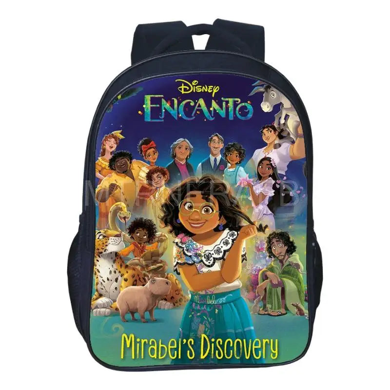 Encanto Kids Student School Bags Laptop Backpacks Unisex Travel Shoulder Bag