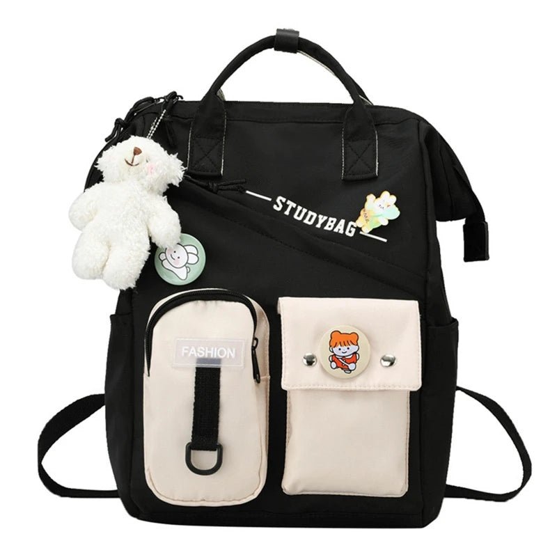 Harajuku Rucksack for Teen Girls School Bag Student Daypack Bookbag