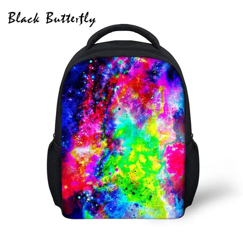 Kids School Bags 3D Starry Sky Pattern Student Bags Children Book Bag