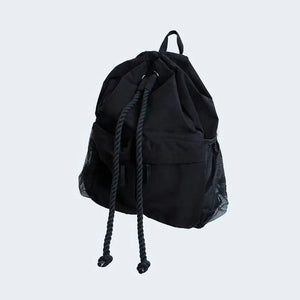 Canvas Unisex Solid Softback Backpack High-Capacity Preppy Style