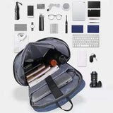 Men USB Charging Waterproof 15.6 Inch Laptop Business Bag