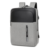 Waterproof Laptop Backpack with USB Charging Port, 15.6 Inch