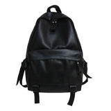 Large Leather Backpack for School Girls