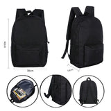 Purple Letter Print School Travel Backpack for Teenage Girls