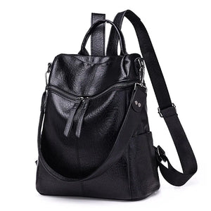 Wild Travel Leather Backpack Women Bag