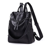 Wild Travel Leather Backpack Women Bag