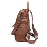 Wild Travel Leather Backpack Women Bag