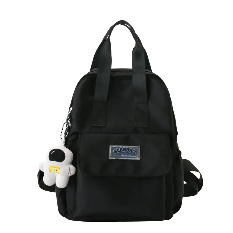 Small Vintage Backpack Nylon Women Mini Bagpack Girl School mochilas