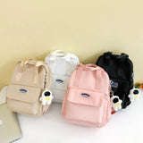 Small Vintage Backpack Nylon Women Mini Bagpack Girl School mochilas