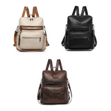 Backpack Purse for Women PU Leather School Bag Travel Large Daypack