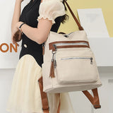 Backpack Purse for Women PU Leather School Bag Travel Large Daypack
