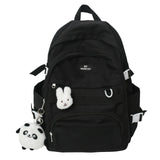 Waterproof Nylon School Bags For Teenager Girls Bookbag Lady Travel Backbags