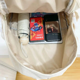 Waterproof Nylon School Bags For Teenager Girls Bookbag Lady Travel Backbags