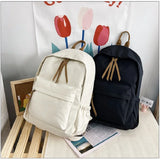 Large Capacity Solid Backpack for School or Travel