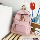 Large Capacity Solid Backpack for School or Travel