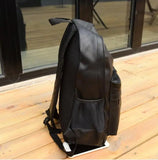 Solid Backpack Student School Bag Large Capacity Unisex Casual Backpack