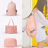 Ultralight Nylon Backpack Tote Bag Softback Casual Open Pocket