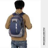 Waterproof 30L Outdoor Rucksack Zipper Closure Casual Unisex Storage Bag