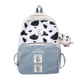 Cow Pattern Student Bag Personalized Computer Backpack