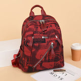 Women Lightweight Oxford Backpack Printing Casual Travel Bag