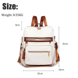 Wild Casual Dyed Large Capacity Women's Backpack