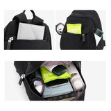 Waterproof Mini Backpack for Women - Small Nylon Shopping Backpack