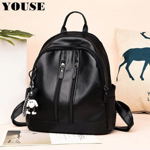 Waterproof Leather Shoulder Bag for Men and Women