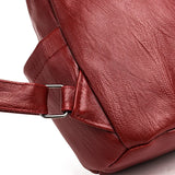 Waterproof Leather Shoulder Bag for Men and Women