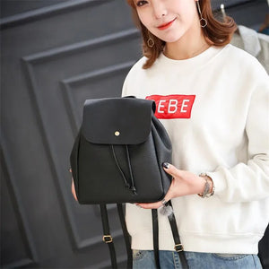 Women Pu Female Backpacks Teenager School Mochila Feminina Rucksack