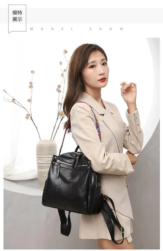 Women Waterproof Backpack for School University Travel