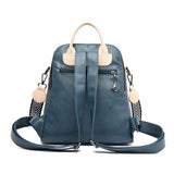 Soft Leather Backpack Female High Travel Back Pack School Backpacks for Girls