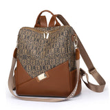 Soft PU Leather Women Bag Large Capacity Backpack For Ladies