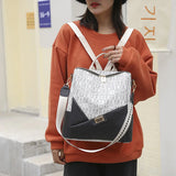 Soft PU Leather Women Bag Large Capacity Backpack For Ladies