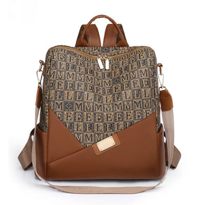 Soft PU Leather Women Bag Large Capacity Backpack For Ladies