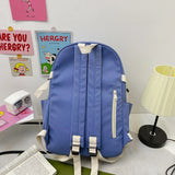 Waterproof Candy Colors Backpack for Teenage Girls