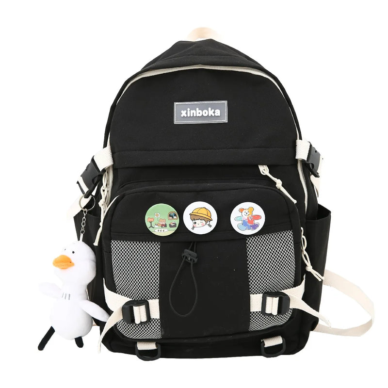 Waterproof Candy Colors Backpack for Teenage Girls