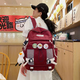 Waterproof Candy Colors Backpack for Teenage Girls