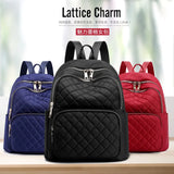 Canvas Backpack Women School Bags 4 Colors Traveling Duffel Bag