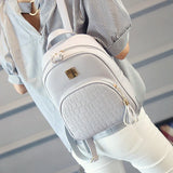 Crocodile Style Women's College Backpack for Summer
