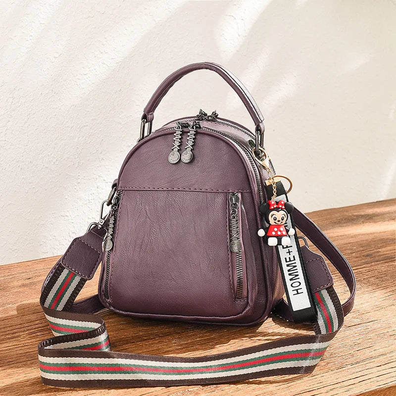 Backpack Women's Ins Multi-functional College Style Messenger Bag