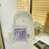 Solid Multi-pocket Travel Bag for Women