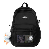 Solid Multi-pocket Travel Bag for Women