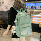 Solid Multi-pocket Travel Bag for Women